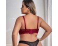 Summer Women Sexy Plus Size Lace Cut-Out Bra