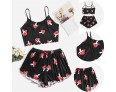 Women Fashion Mushroom Print Pajamas Two-Piece Set