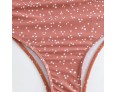 Summer Pregnant Women Fashion Wave Dot Printing Hollow Backless One-Piece Swimsuit