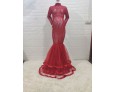 Pregnant Women Fashion Sexy Lace Stitching Mesh Mopping Dress