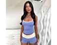 Summer Women Fashion Sexy Camisole Shorts Two-Piece Set