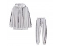 Athleisure Women Fashion Hoodie And Pants Casual Two-Piece Set