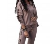 Athleisure Women Fashion Hoodie And Pants Casual Two-Piece Set