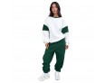 Athleisure Autumn And Winter Heart Printed Color Matching Sweatshirt Women Fashion Casual Pants Set