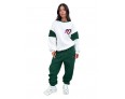 Athleisure Autumn And Winter Heart Printed Color Matching Sweatshirt Women Fashion Casual Pants Set