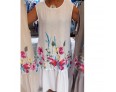 Summer Women Casual Plus Size Floral Printed Sleeveless Dress