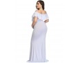 Pregnant Women Fashion Sexy Ruffle Chiffon Mop Dress