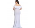 Pregnant Women Fashion Sexy Ruffle Chiffon Mop Dress